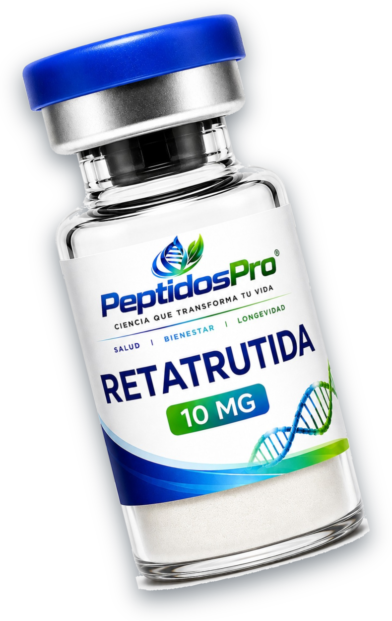 Vial de péptido liofilizado PeptidosPro